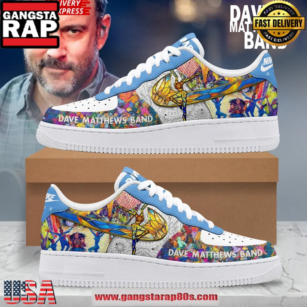 Dave Matthews Band Special Edition Air Force 1 Sneakers Shoes