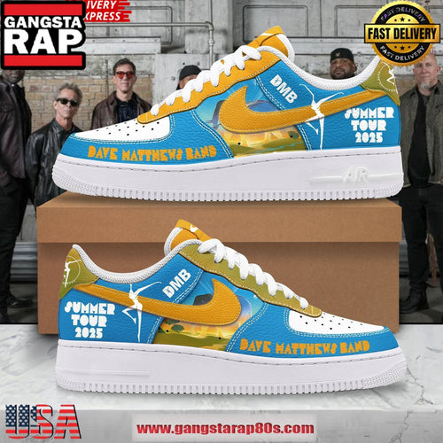 Dave Matthews Band Summer Tour 2025 Air Force 1 Running Sneakers Shoes