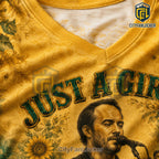 Dave Matthews Band Sunflower Tie Dye V-Neck T-Shirt