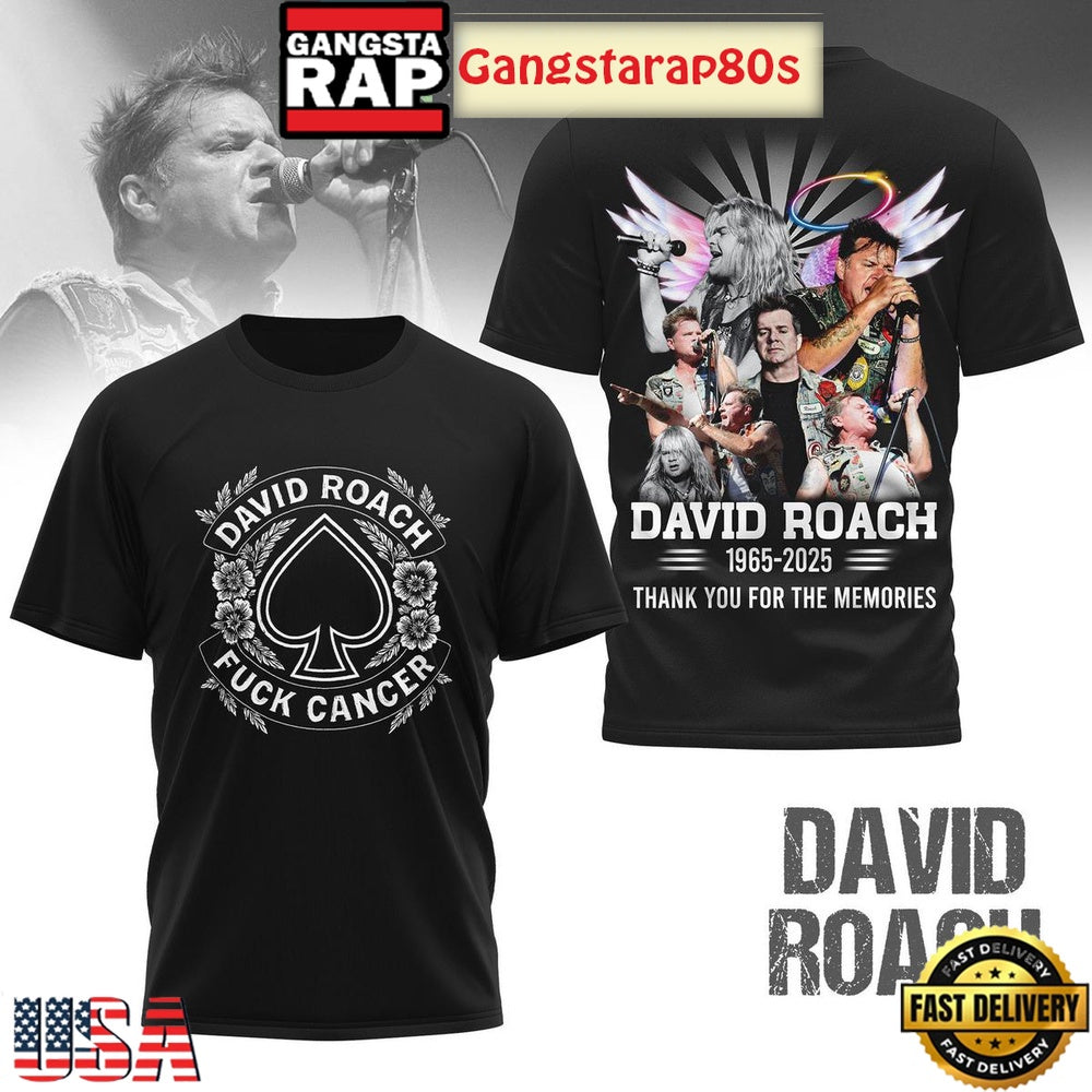 David Roach Fuck Cancer 1965 2025 Memories Limited Edition T Shirt