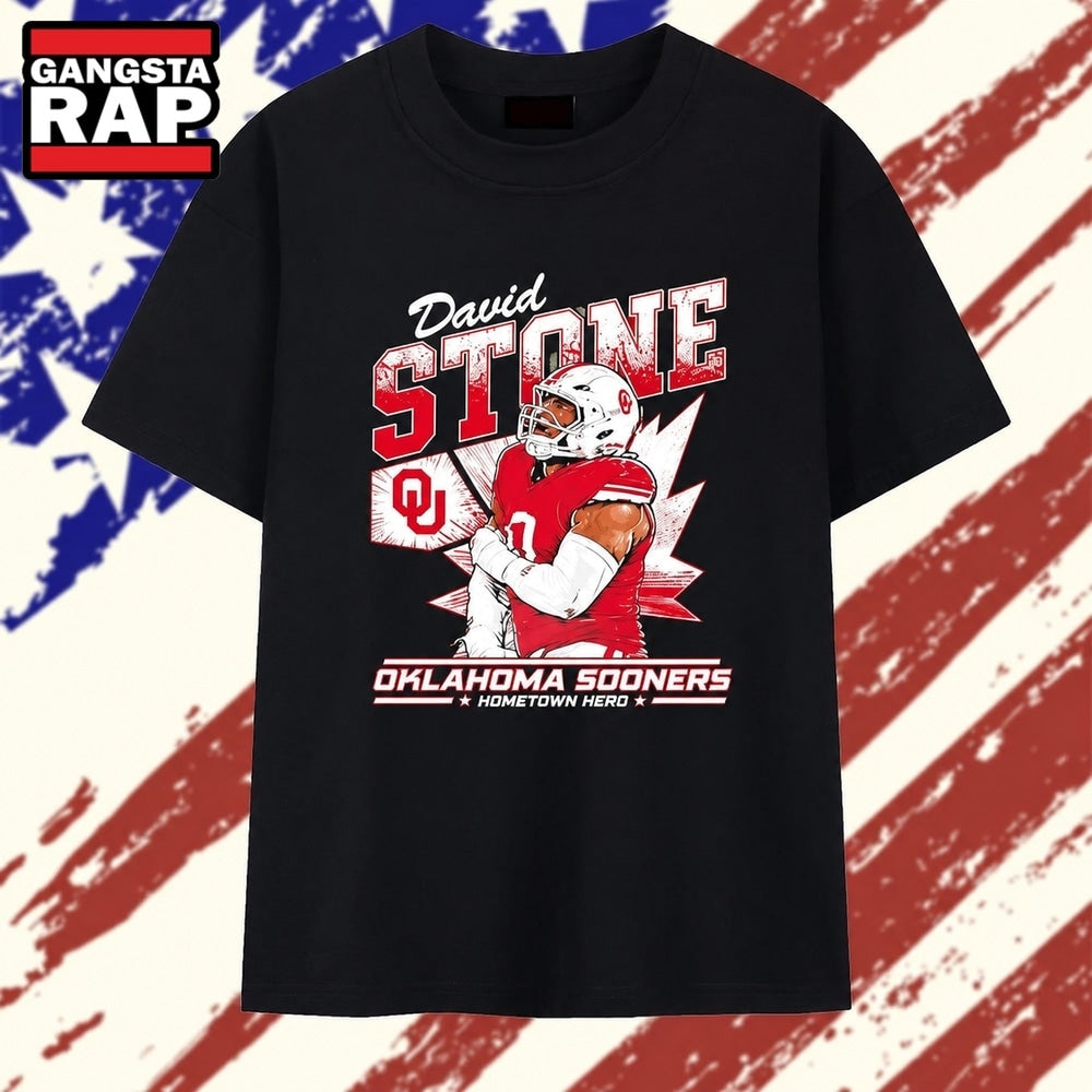 David Stone Oklahoma Sooners Hometown Hero T Shirt
