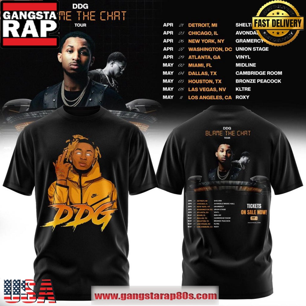 DDG Blame the Chat Tour 2026 Unisex T-Shirt
