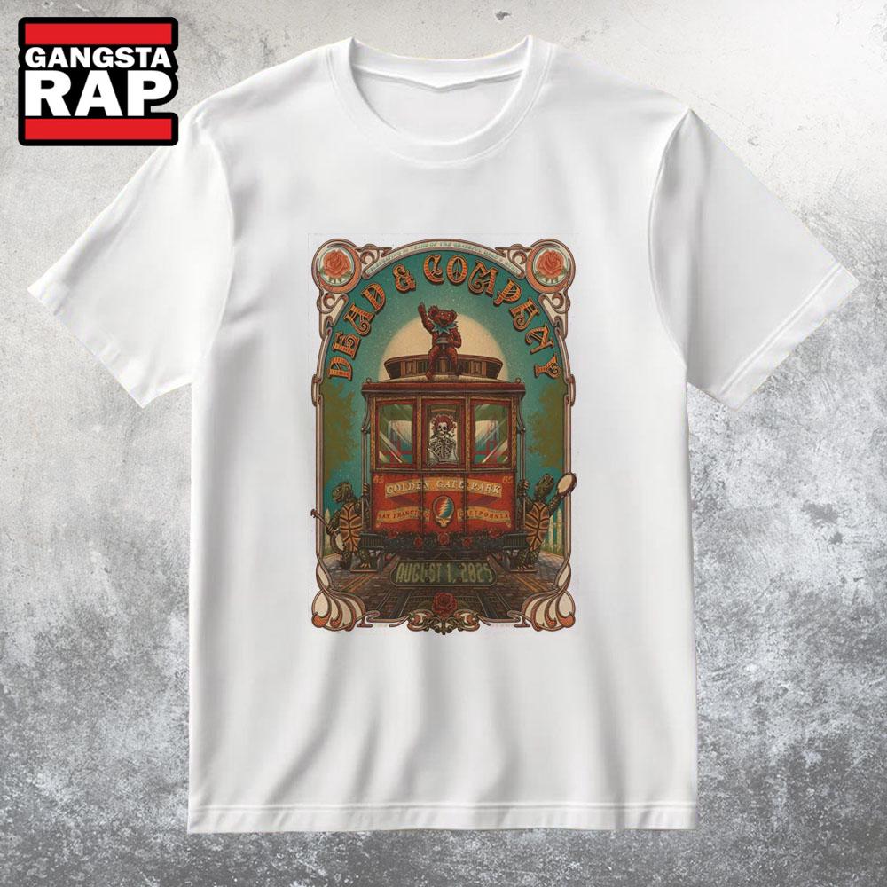 Dead And company San Francisco Shows On Aug 1 2025 T Shirt