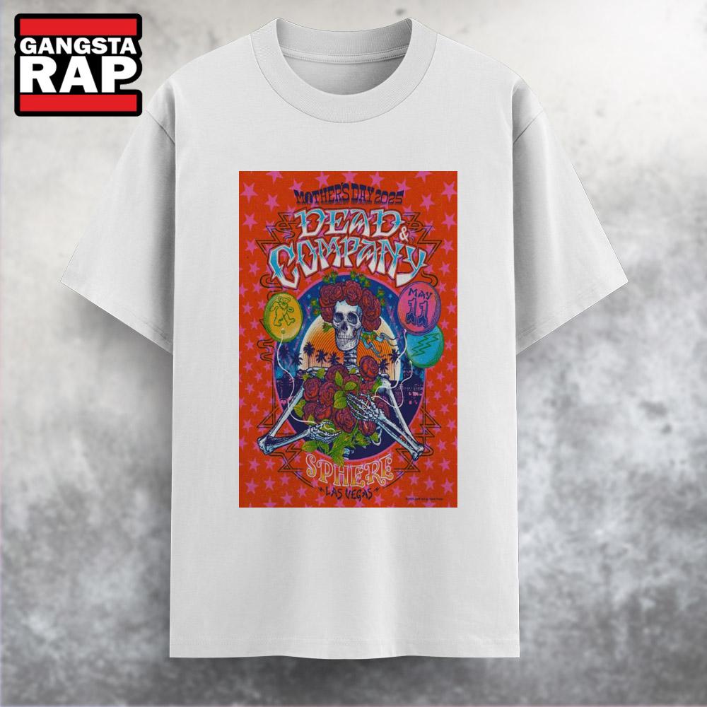 Dead & Company Sphere, Las Vegas, NV May 11 2025 Concert T Shirt