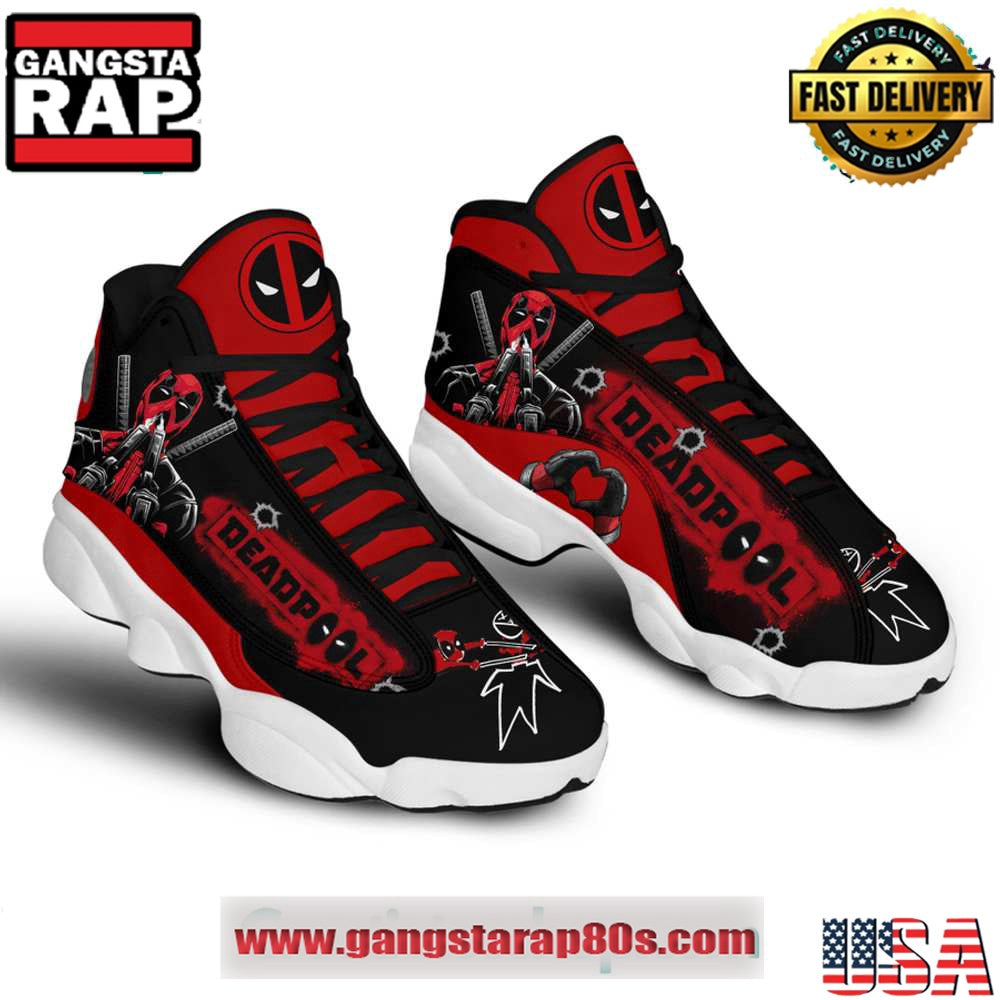 Deadpool Air Jordan 13 Sneakers Shoess
