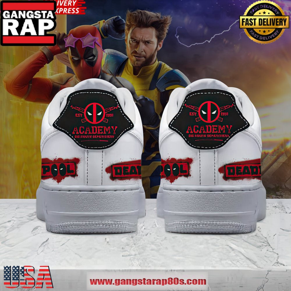 Deadpool & Wolverine Maximum Effort Limited Edition Air Force 1 Sneakers Shoes
