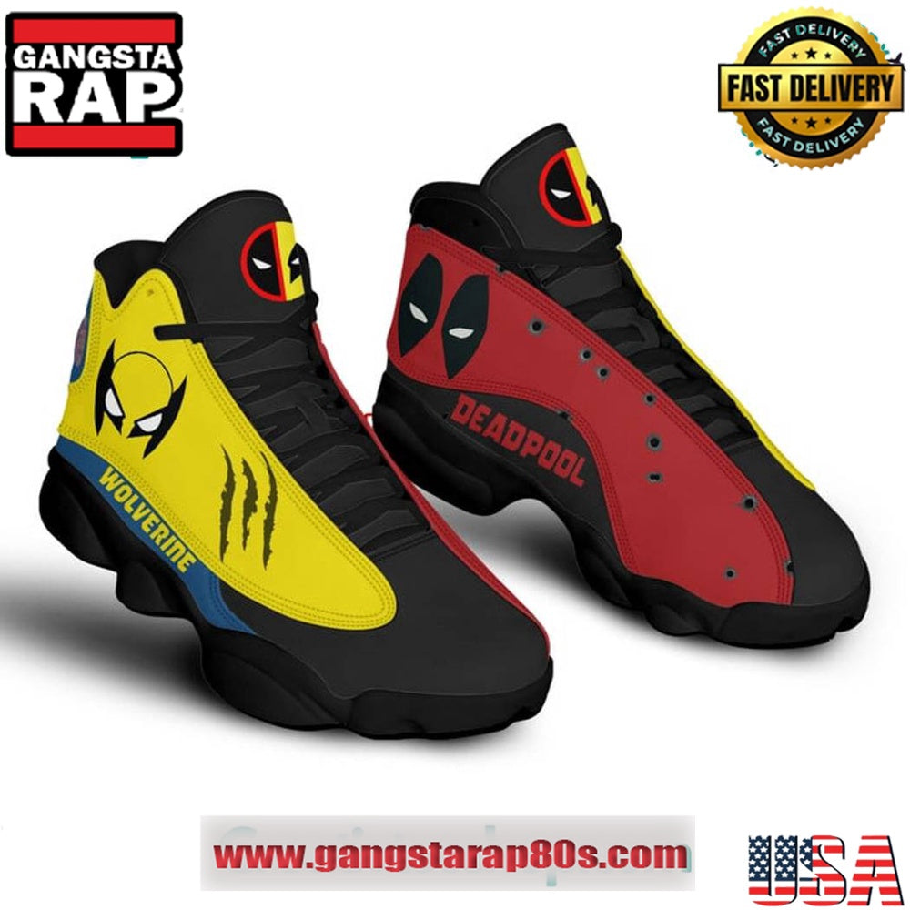 Deadpool x Wolverine Air Jordan 13 Sneakers Shoes