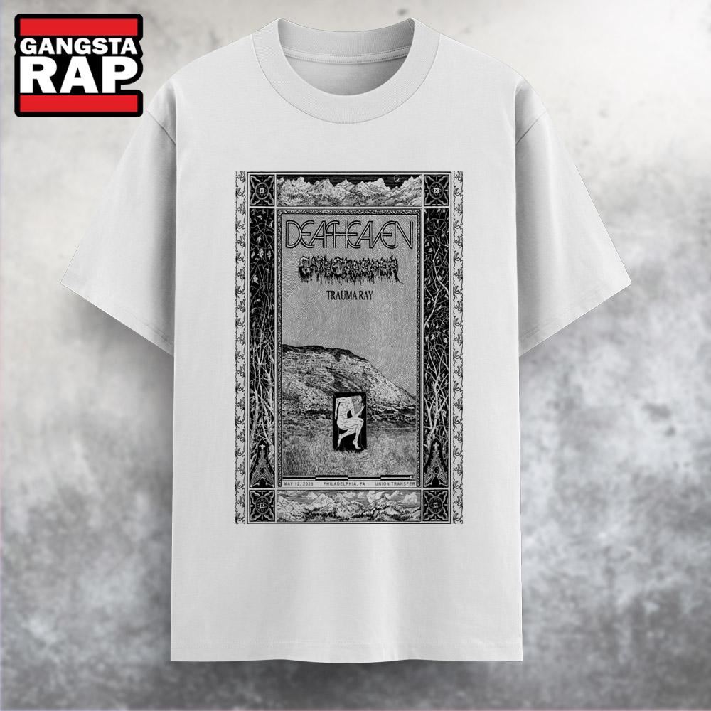 Deafheaven Union Transfer, Philadelphia, PA May 12 2025 Tour T Shirt