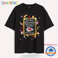 Dear Santa Kansas City Chiefs Christmas Lights T Shirt