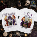 Death Becomes Her x Snoopy Halloween White T-Shirt