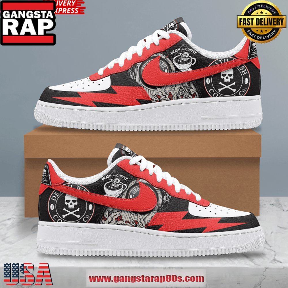 Death Wish Coffee Limited Edition Air Force 1 Sneakers Shoes