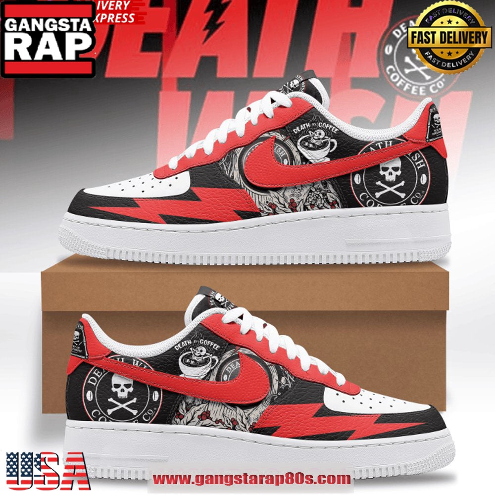 Death Wish Coffee Limited Edition Air Force 1 Sneakers Shoes