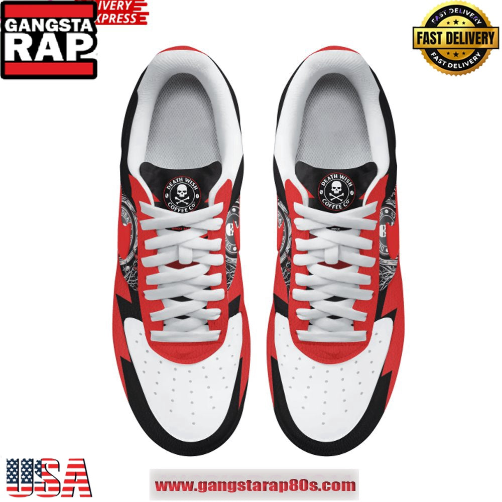 Death Wish Coffee Limited Edition Air Force 1 Sneakers Shoes
