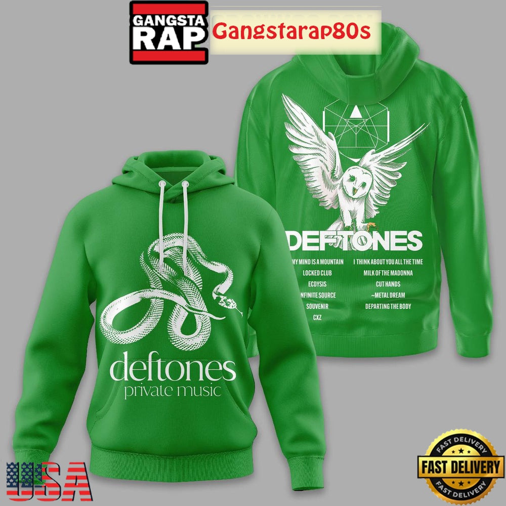 Deftones Private Music 2026 Limited Edition Hoodie T-Shirt