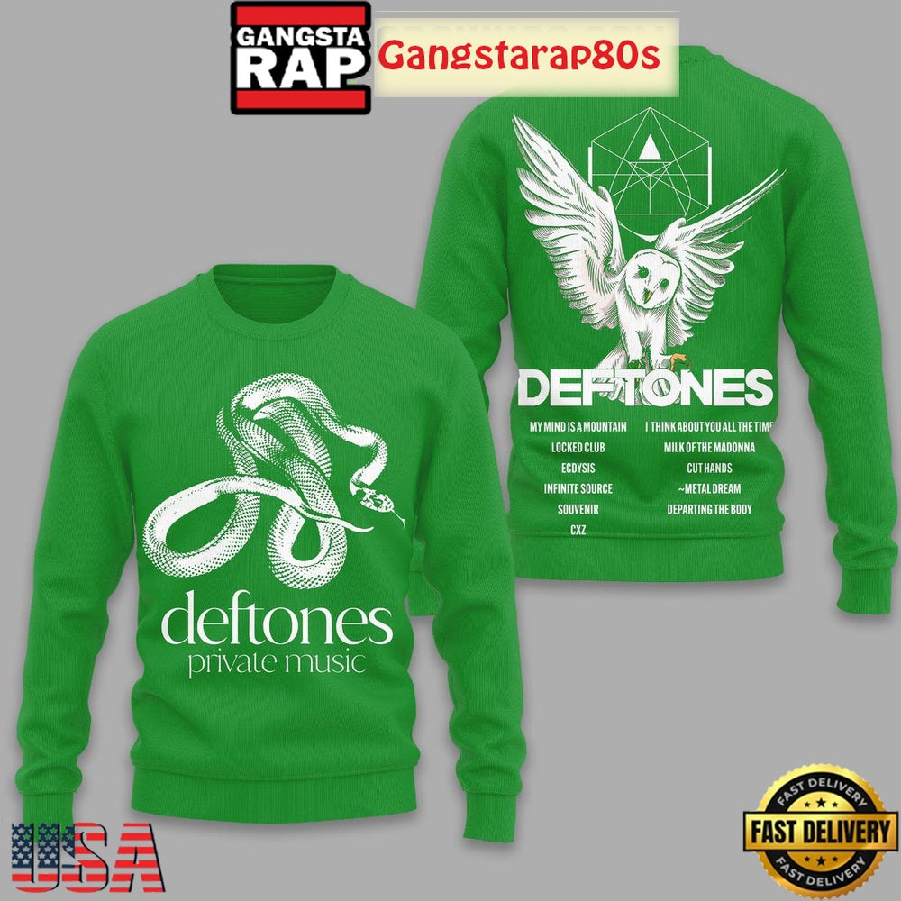 Deftones Private Music 2026 Limited Edition Hoodie T-Shirt