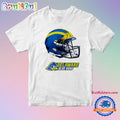 Delaware Fightin’ Blue Hens Dripping Football Helmet T Shirt