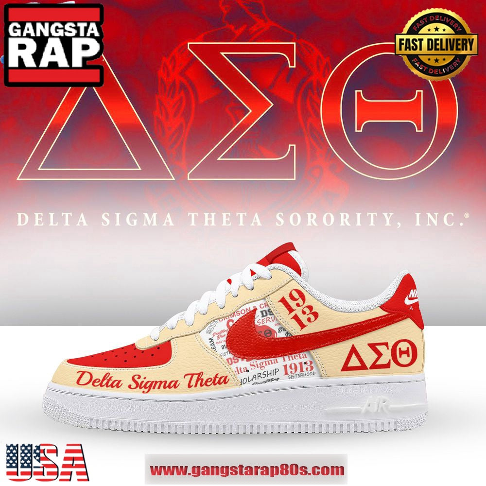 Delta Sigma Theta 1913 Limited Edition Air Force 1 Running Sneakers Shoes