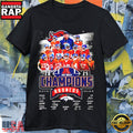 Denver Broncos 2025 AFC West Champions Signatures T Shirt