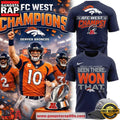 Denver Broncos 2025 AFC West Division Champions Locker Room Trophy Collection T-Shirt