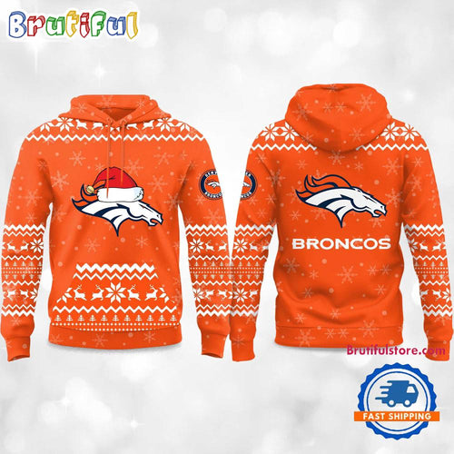 Denver Broncos 2025 Reindeer Football Christmas New Hoodie Shirt