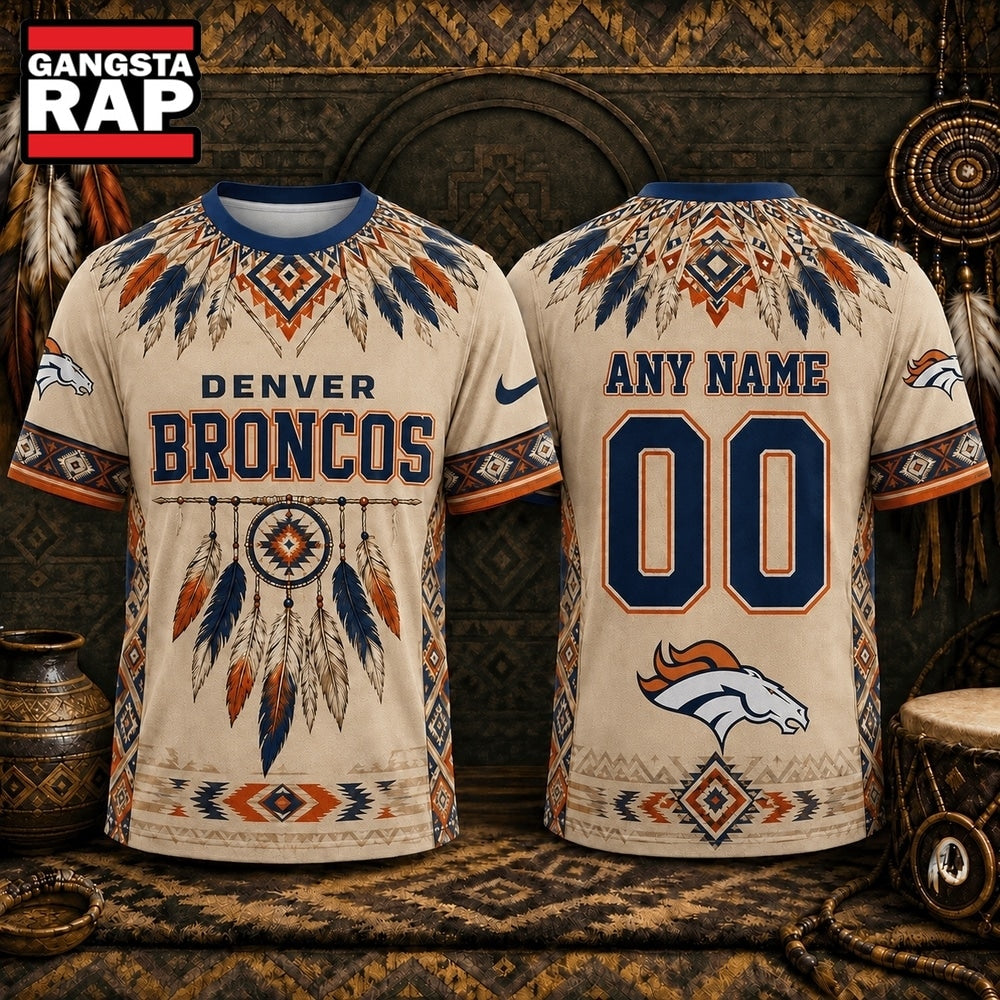 Denver Broncos 2026 NFL Native American Heritage 3D Shirt, Football New Design Shirt