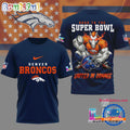 Denver Broncos 2026 NFL Road To Super Bowl Special New 3D Shirt