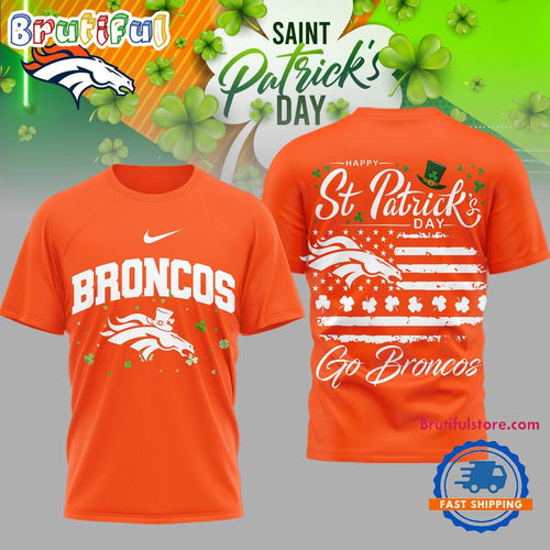 Denver Broncos 2026 NFL St. Patricks Day Special New 3D Shirt
