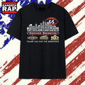 Denver Broncos 65th Anniversary Skyline Signatures Football T Shirt