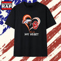 Denver Broncos and Oklahoma Sooners it’s in my heart T Shirt , Vintage Trending Shirt