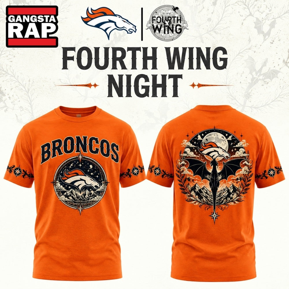 Denver Broncos Fourth Wing Night 2026 Limited Edition Hoodie T-Shirt