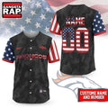 Denver Broncos NFL American Pride Custom Baseball Jersey Shirt