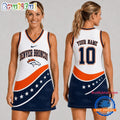 Denver Broncos NFL Bold Team Pride Women Basketball Jersey Dress