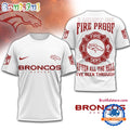 Denver Broncos NFL Built By Fire Game Day Limited Edition 3D Shirt