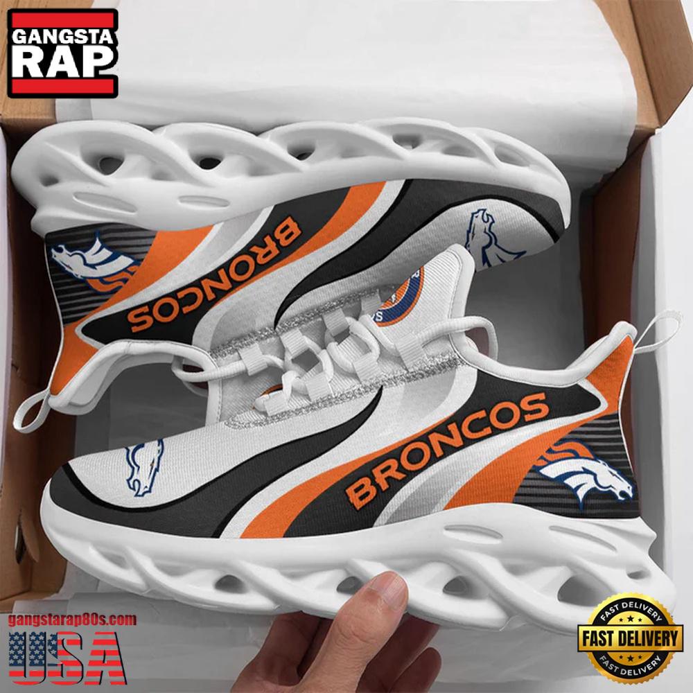 NFL Denver Broncos Football Max Soul Shoes Running Sneakers New Designer