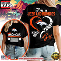 Denver Broncos NFL Jeep Girl Women’s Black T Shirt