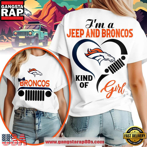Denver Broncos NFL Jeep Girl Women’s Shirt