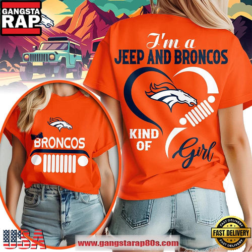 Denver Broncos NFL Jeep Girl Women’s T Shirt