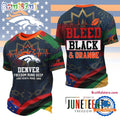 Denver Broncos NFL Juneteenth Freedom Runs Deep New Design 3D Shirt