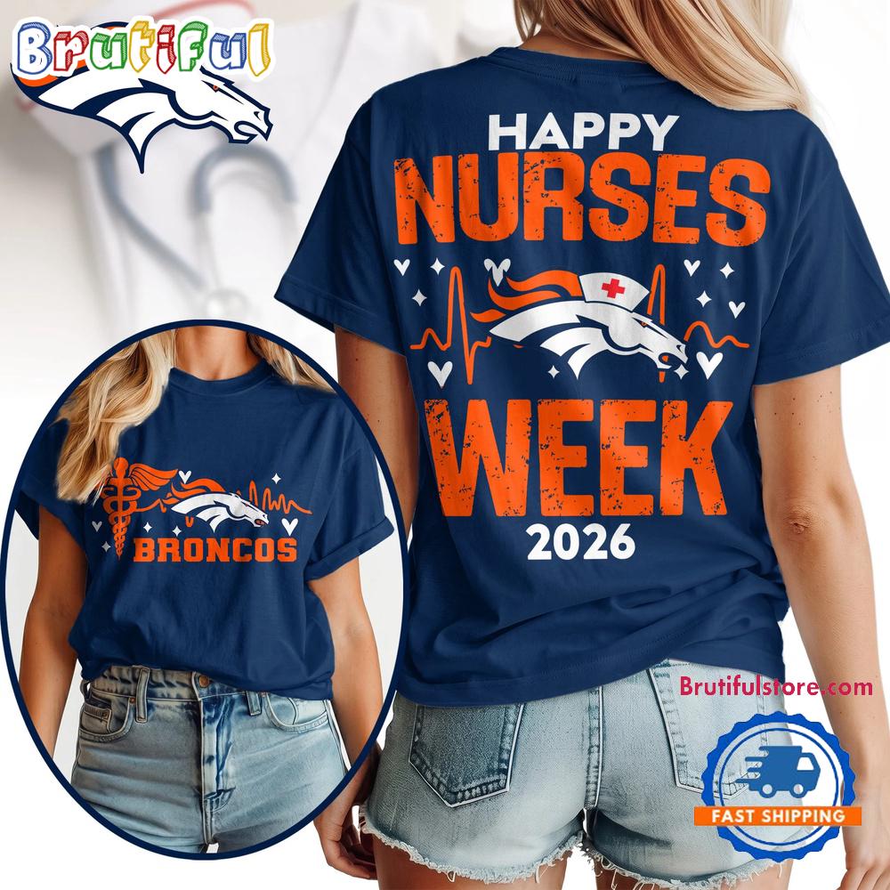 Denver Broncos NFL Nurse Week 2026 All Over Print Unisex T Shirt