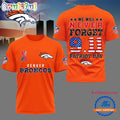 Denver Broncos NFL We Will Never Forget 9 11 Patriot Day Limited 3D Shirt