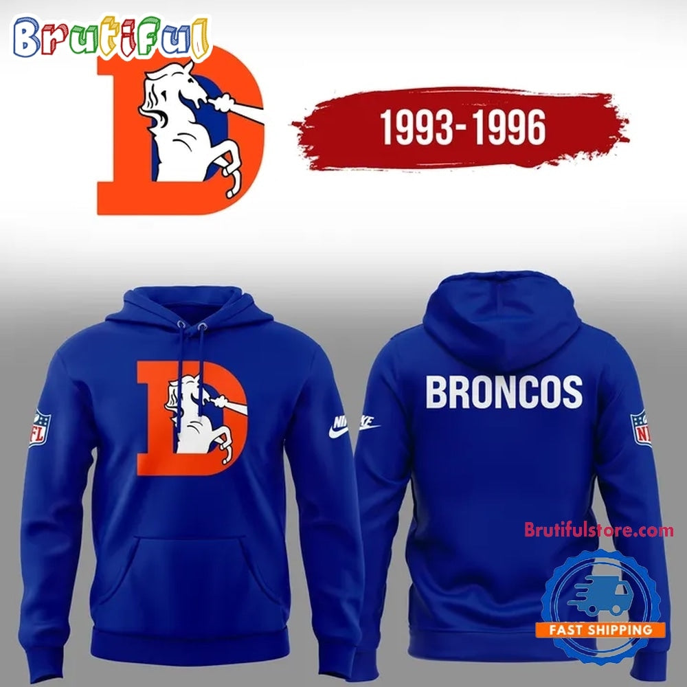Denver Broncos Throwback 1993 Limited Edition Hoodie Shirt