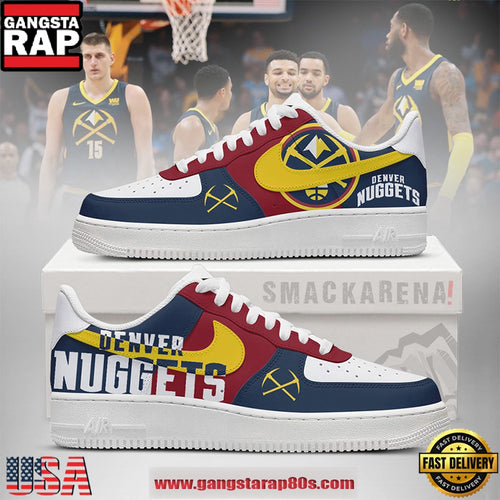 Denver Nuggets NBA New 2026 Version Air Force 1 Sneakers Football Fan Shoes