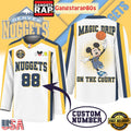Denver Nuggets Premium NBA Magic Drip Long Jersey Shirt