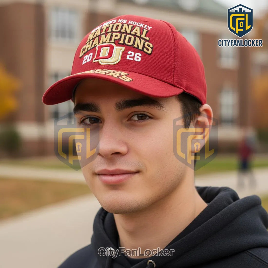 Denver Pioneers 2026 NCAA Men’s Ice Hockey National Champions Baseball Cap
