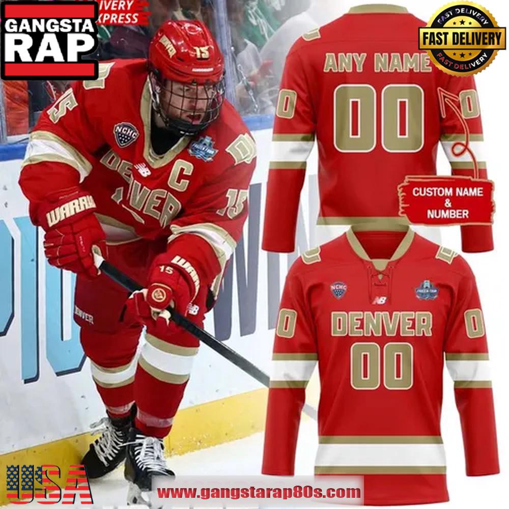 Denver Pioneers Frozen Four 2025 Special Edition Hockey Jersey