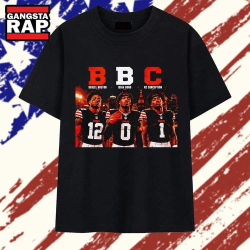 Denzel Boston Isiah Bond and KC Conception Cleveland Browns BBC Trio T Shirt