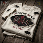 Depeche Mode Ripped Distressed Est. 1980 Vintage Band T-Shirt