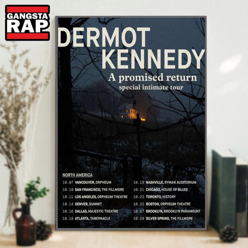 Dermot Kennedy A Promised Return Special Intimate Tour 2025 Poster Canvas Art