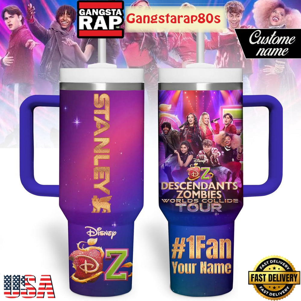 Descendants Zombies Worlds Collide Tour Tumbler Cup 40oz