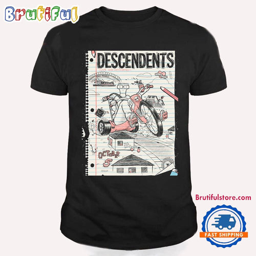 Descendents October 5 2024 Live At San Pedro, CA Band Tour T Shirt